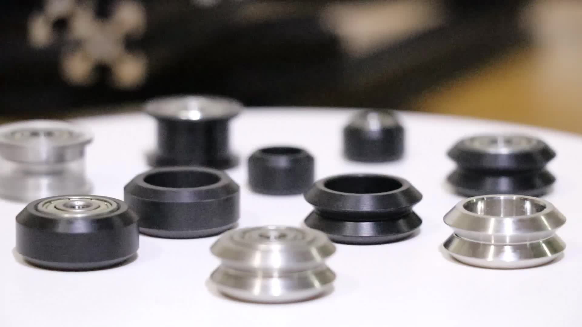 Cnc Plastic Nylon Wheel Pulley V Groove Wheel Bearing Round Delrin Pom