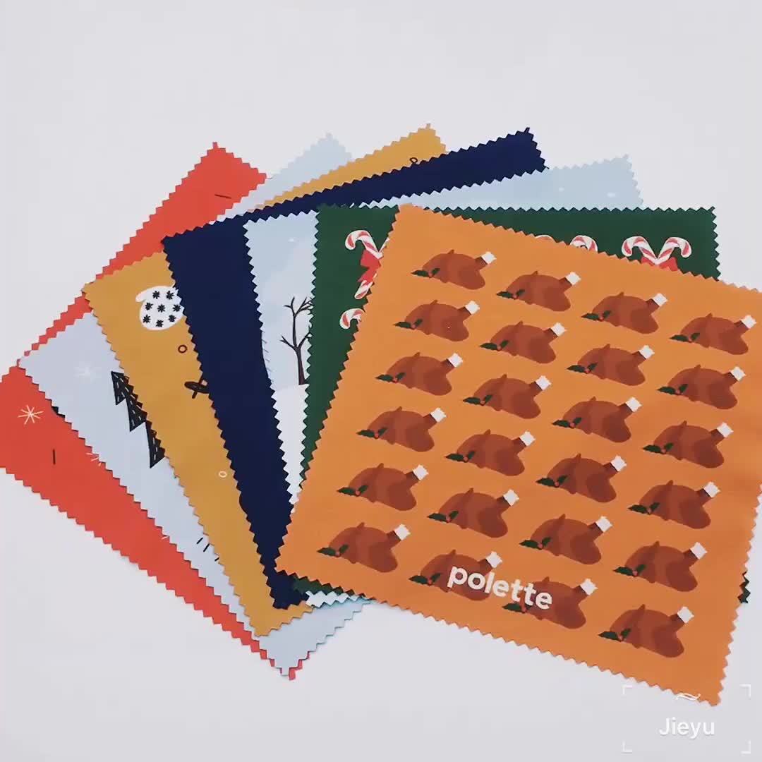 Custom Digital Print Sublimation Blank Optical Microfiber Cleaning
