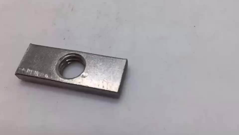 Ss 304 316 Rectangular Flat Nut With Threaded Hole Buy 304 316