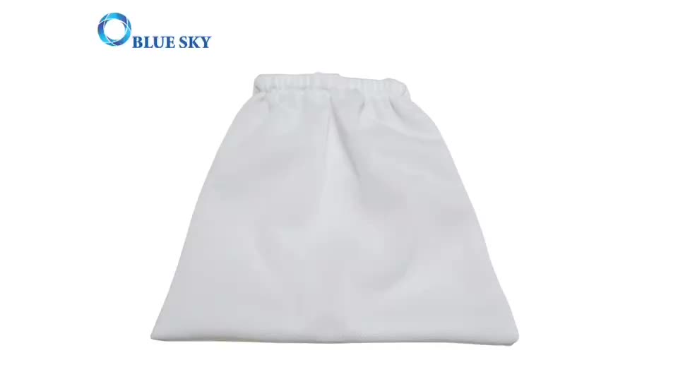 White High Elastic Mesh Cloth Water Filter Bags For Swimming Pool Water