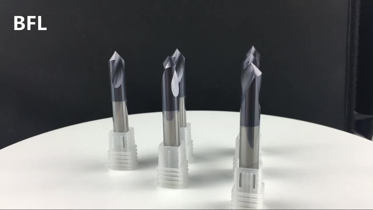 Bfl Solid Carbide Cnc Metal Drill Bit Fixed Point Drills 60/90/120