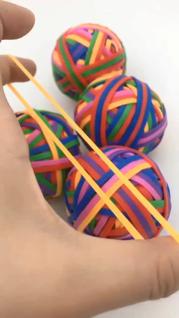 AIWOQI 2-Pack Rubber Band Balls - #32 Size Strong Elastic Bands, Assorted Colors, Approx. 300pcs - View #5