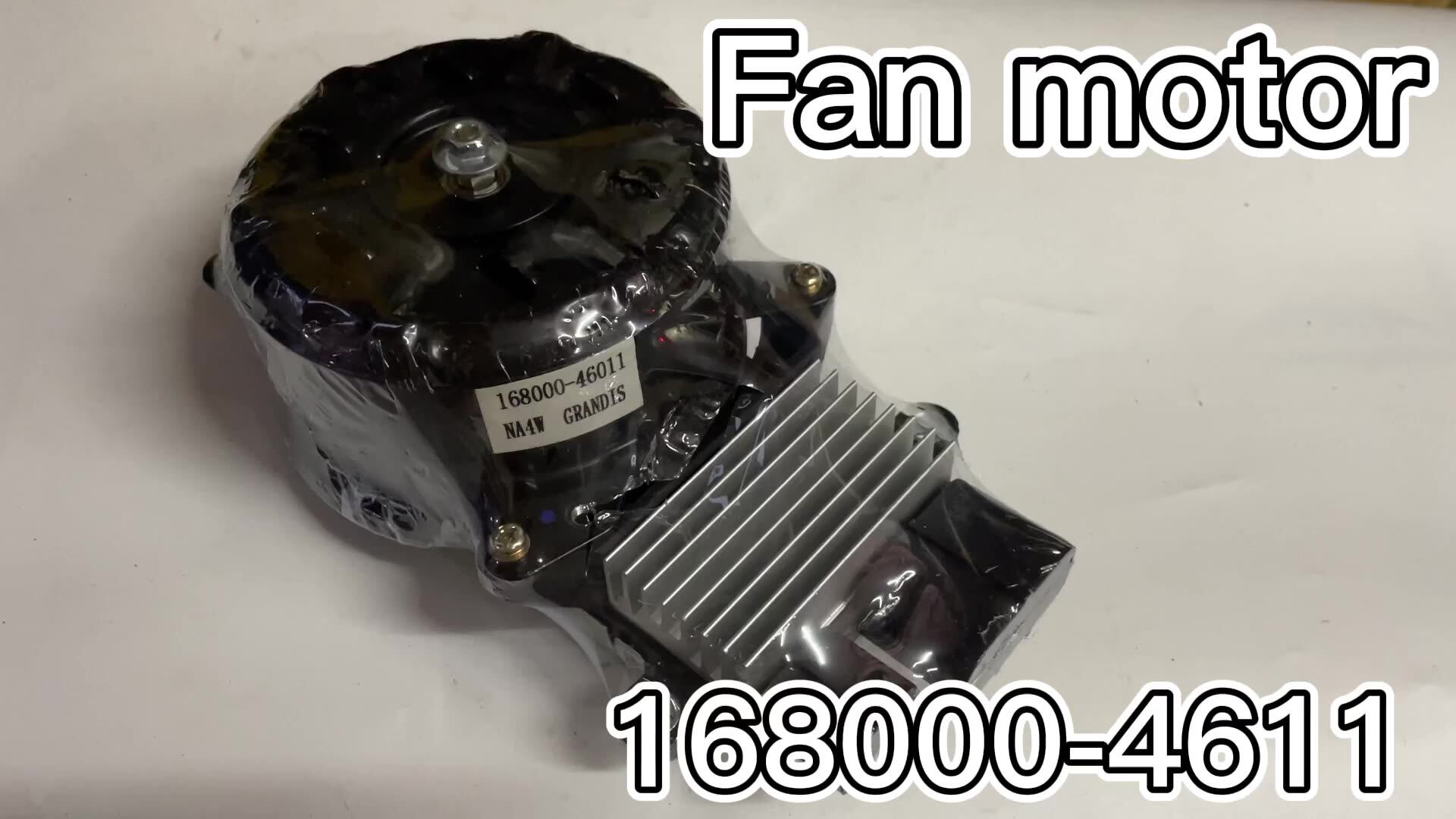 Cooling Fan Motor With Resistor 168000-4611 For Mitsubishi GRANDIS 2.4 NA4W - Engine Radiator Fan Replacement