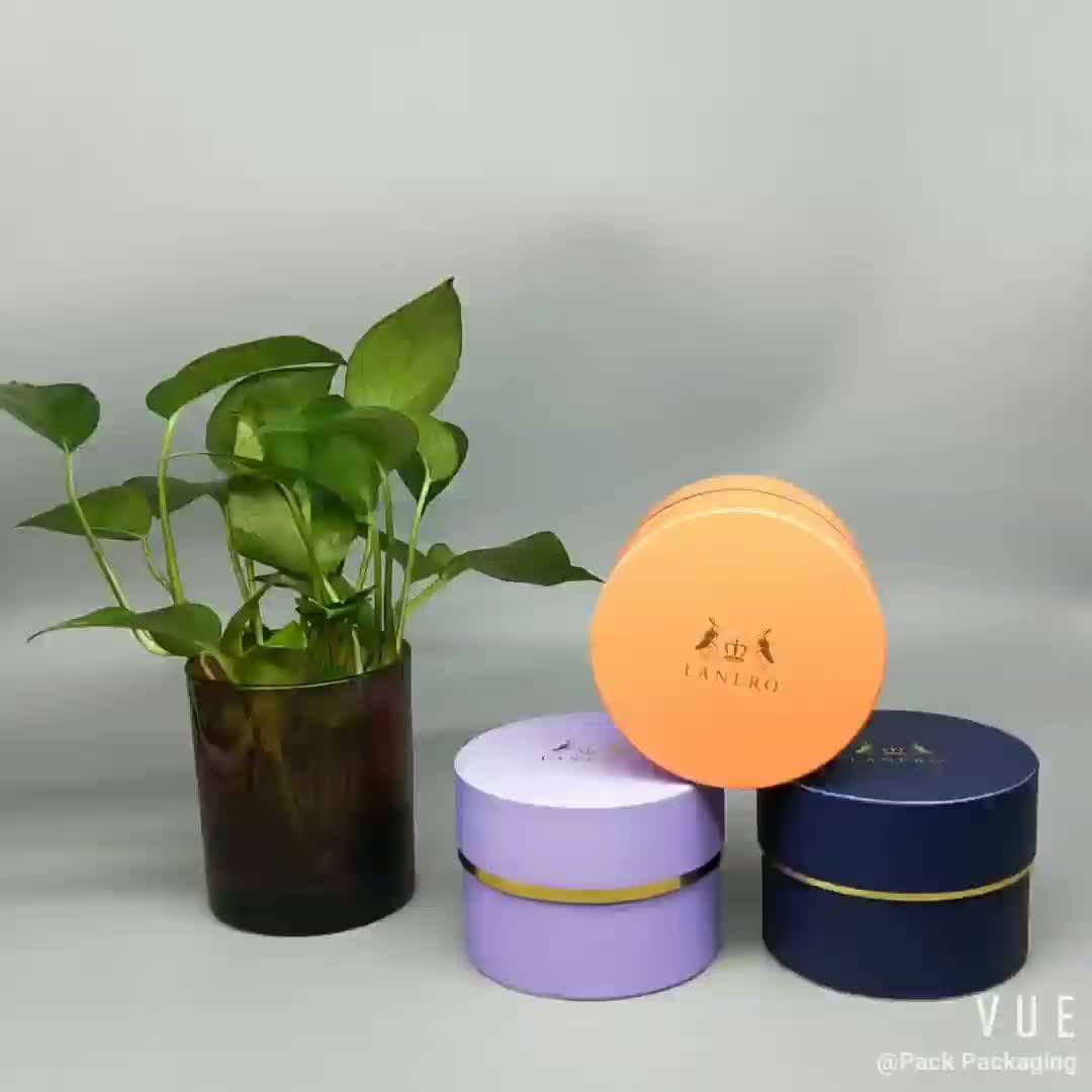 Custom Printing Design Paper Cardboard Tube Packaging Box For Jewelry