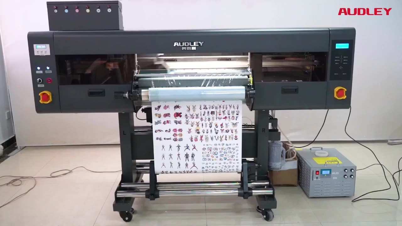 Audley A3 Uv Dtf Sticker Printer With Laminator With Three Epson I3200