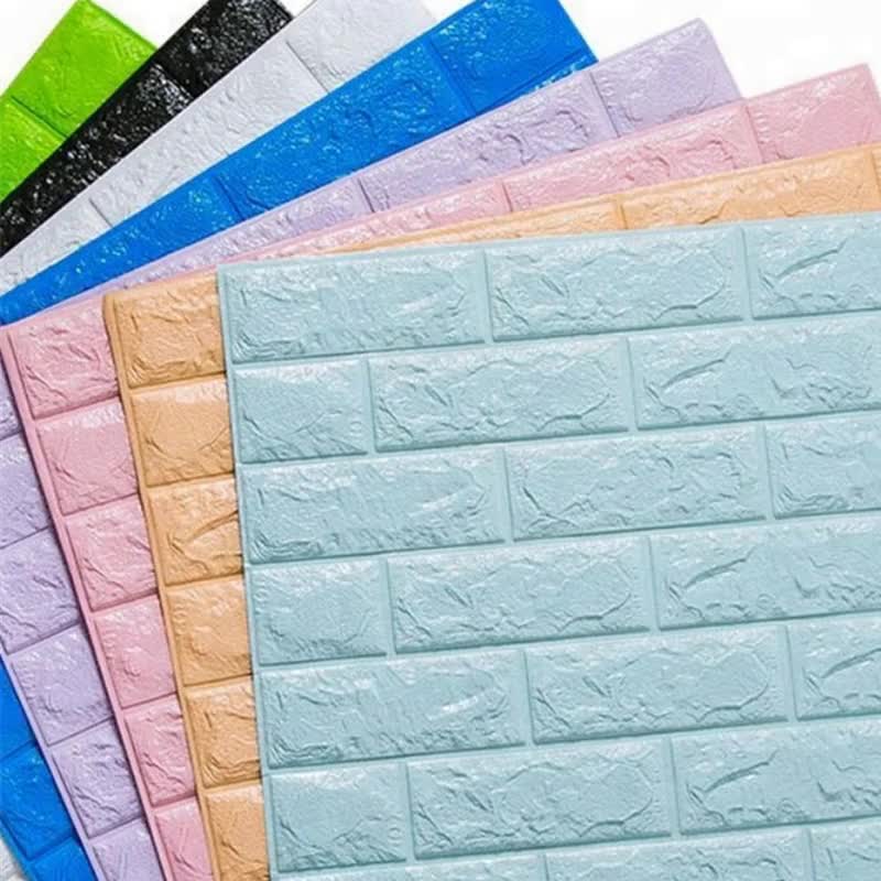 70*77*0.5cm 3d Wall Decorative Panel Home 3d Foam Peel And Stick Brick