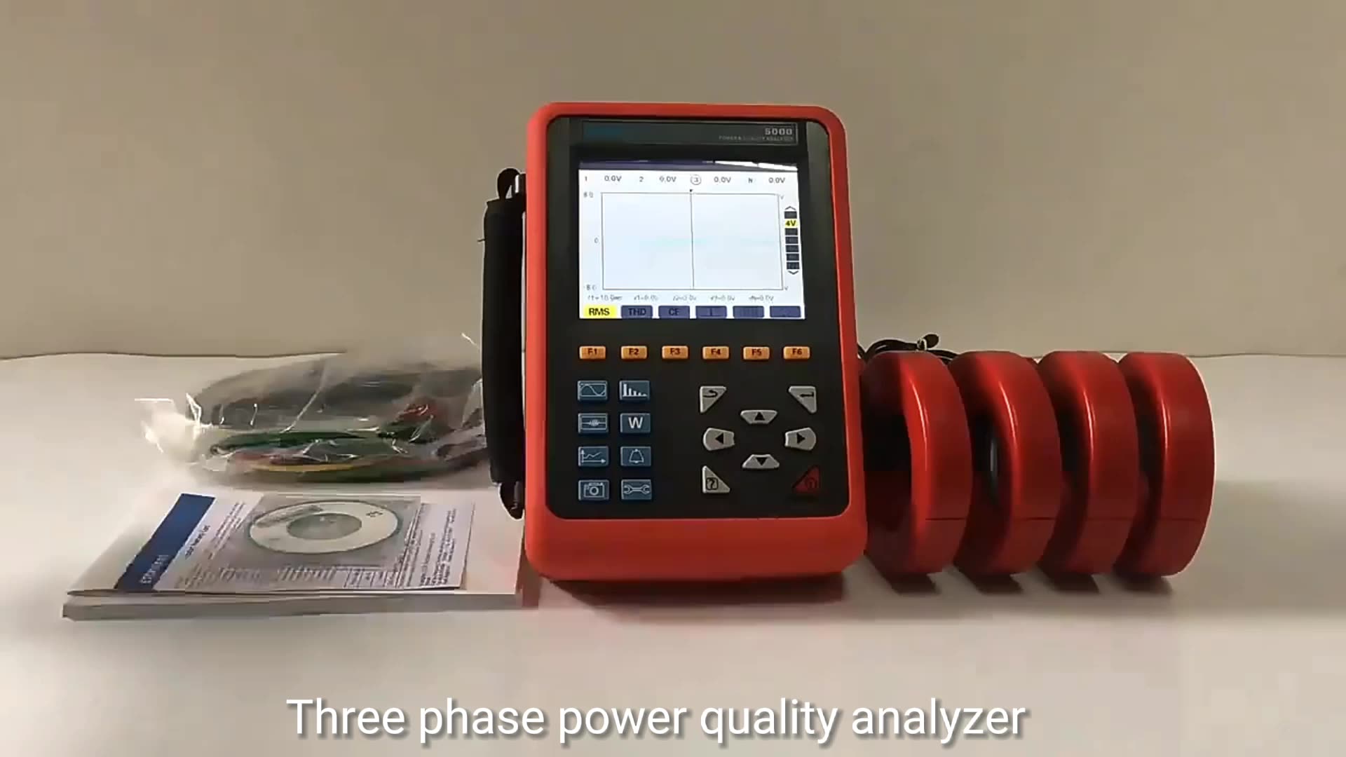 Electric Network Analyzer Data Logger Three Phase Digital Energy And