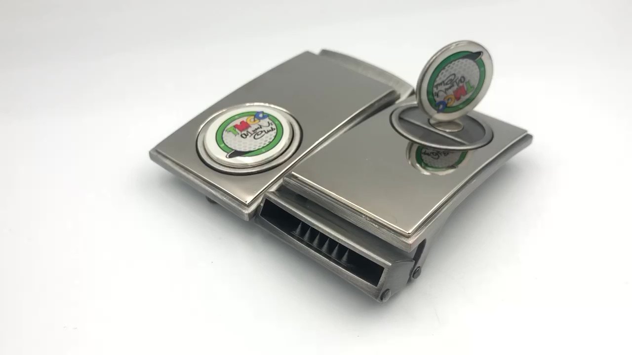 High Quality Golf Belt Buckle Matching 25mm Golf Ball Marker For