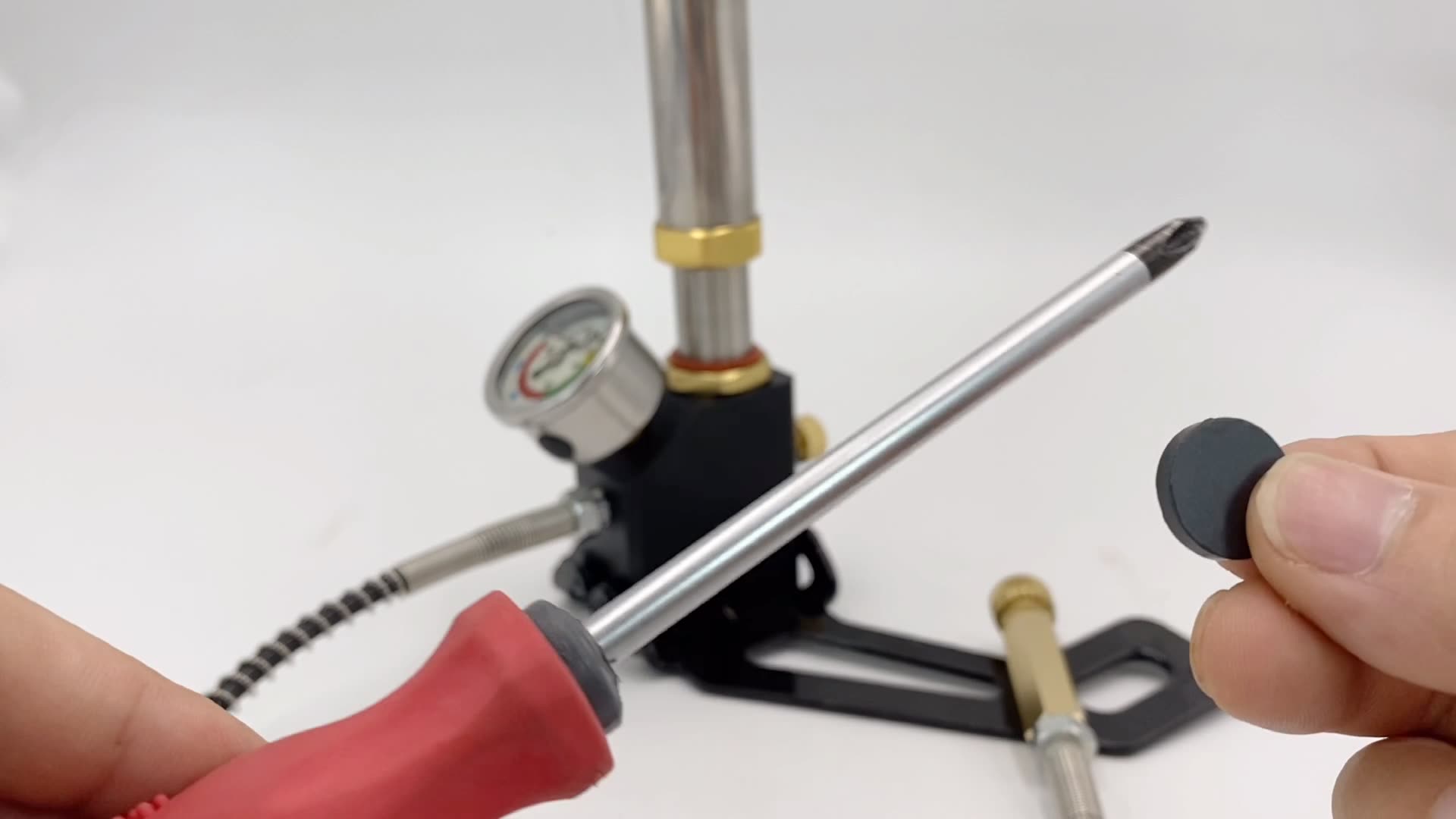 Manual High Pressure 4500psi 300bar Stainless Steel Pcp Hand Air Pump