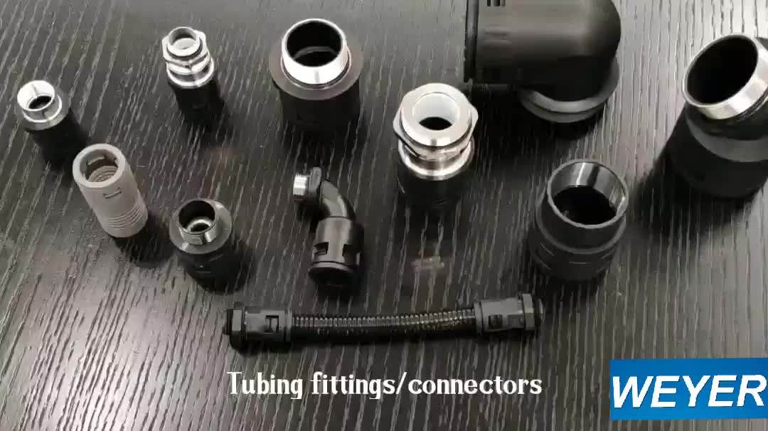 Plastic Electrical Nylon Quick Screw Connector Tubing Fitting, View
