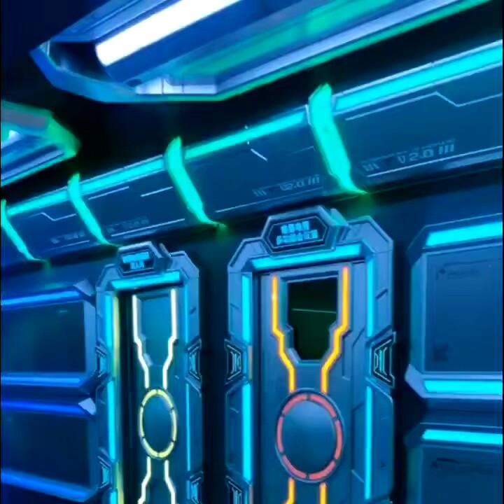 Internet Esports Cafe Decoration Design 