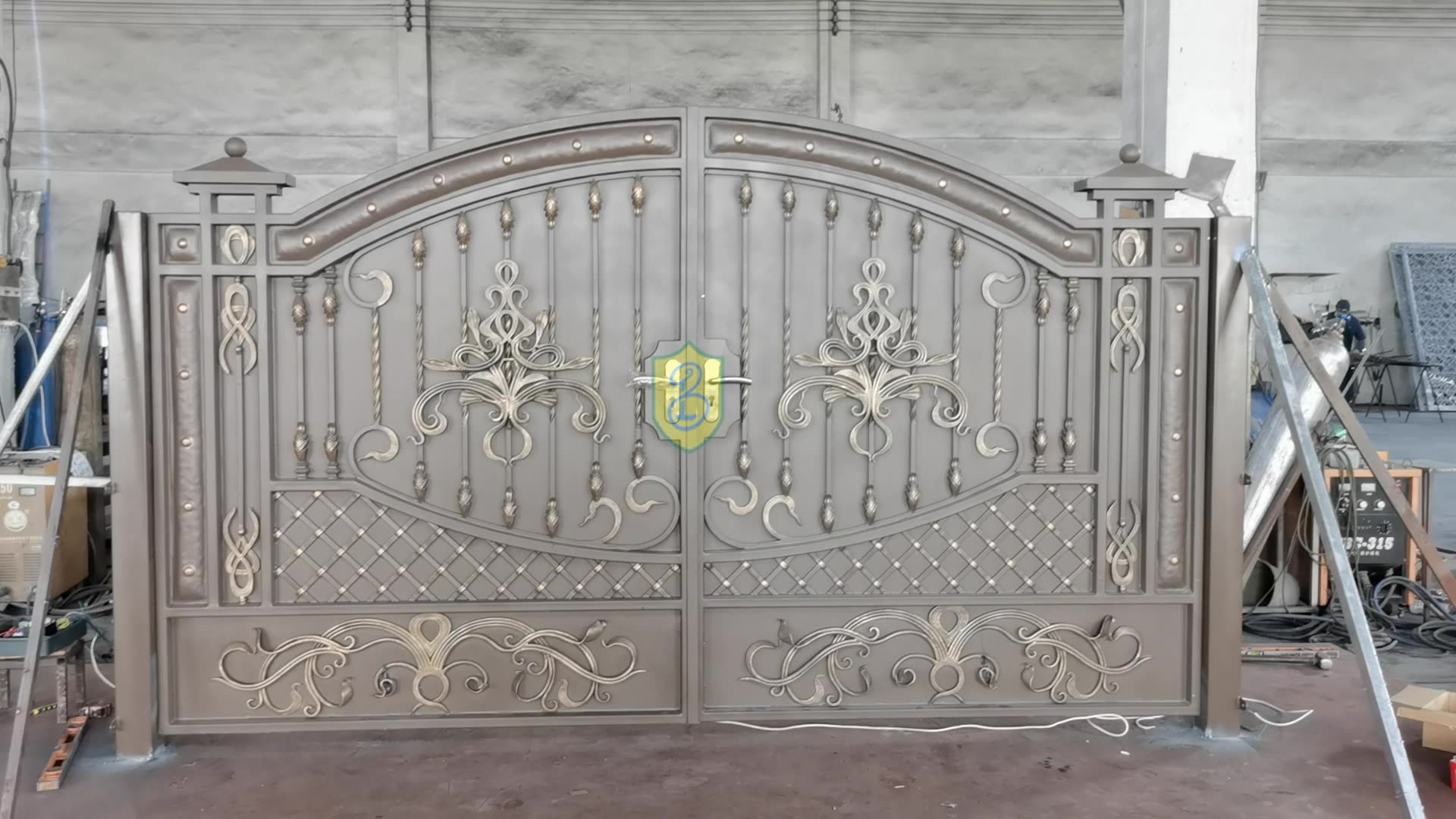 Luxury Lowes Wrought Iron Sliding Front Door Security Gate, View