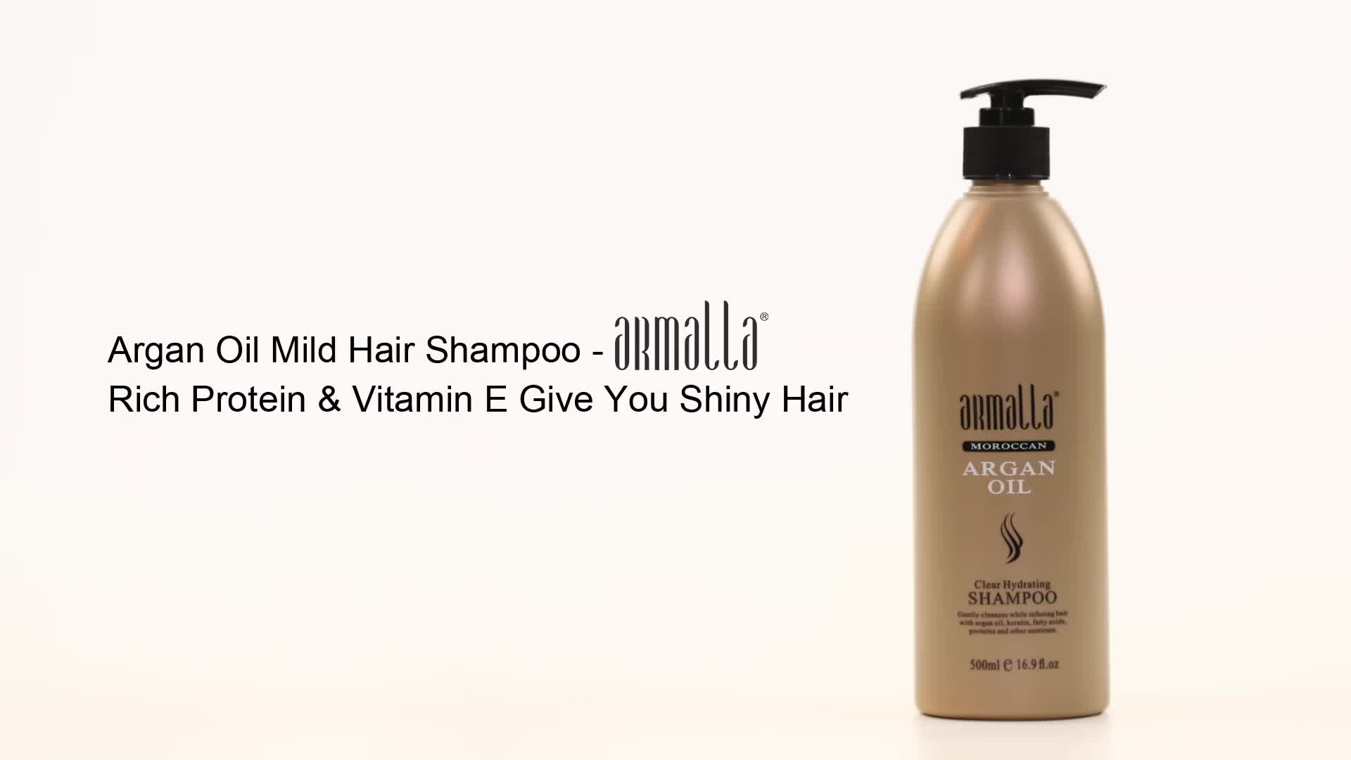 Italian Professional Mild Keratin Smoothing Clean Shampoo For Dry And