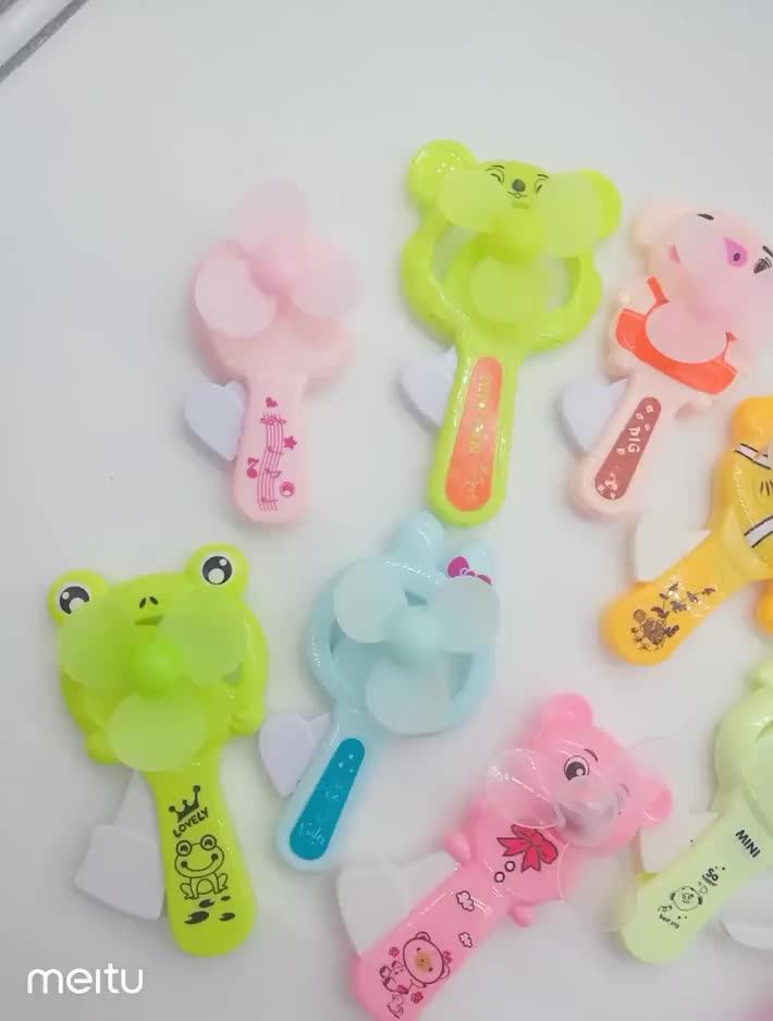Top Selling Kids Toys Manual Hand Press Mini Fan Summer Promotion Toys