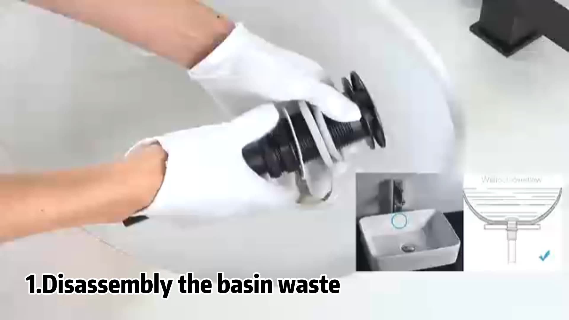 Universal Popup Brass Drain Fitting Antiblocking Leakproof Corrosionresistant Drain Plug For