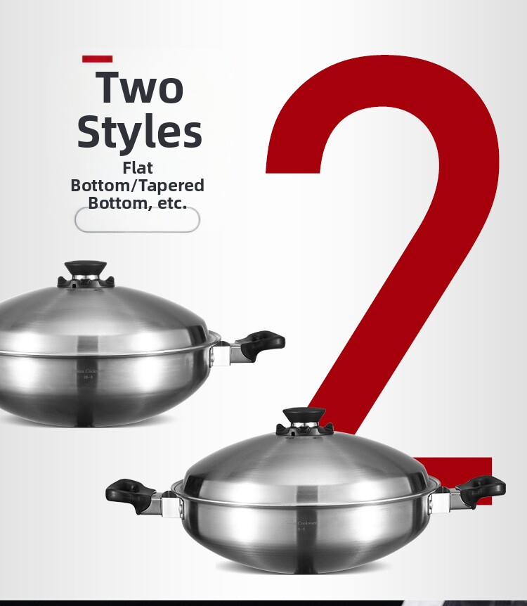 Amway queen wok: 304/316 stainless steel stir-fry pan – the new