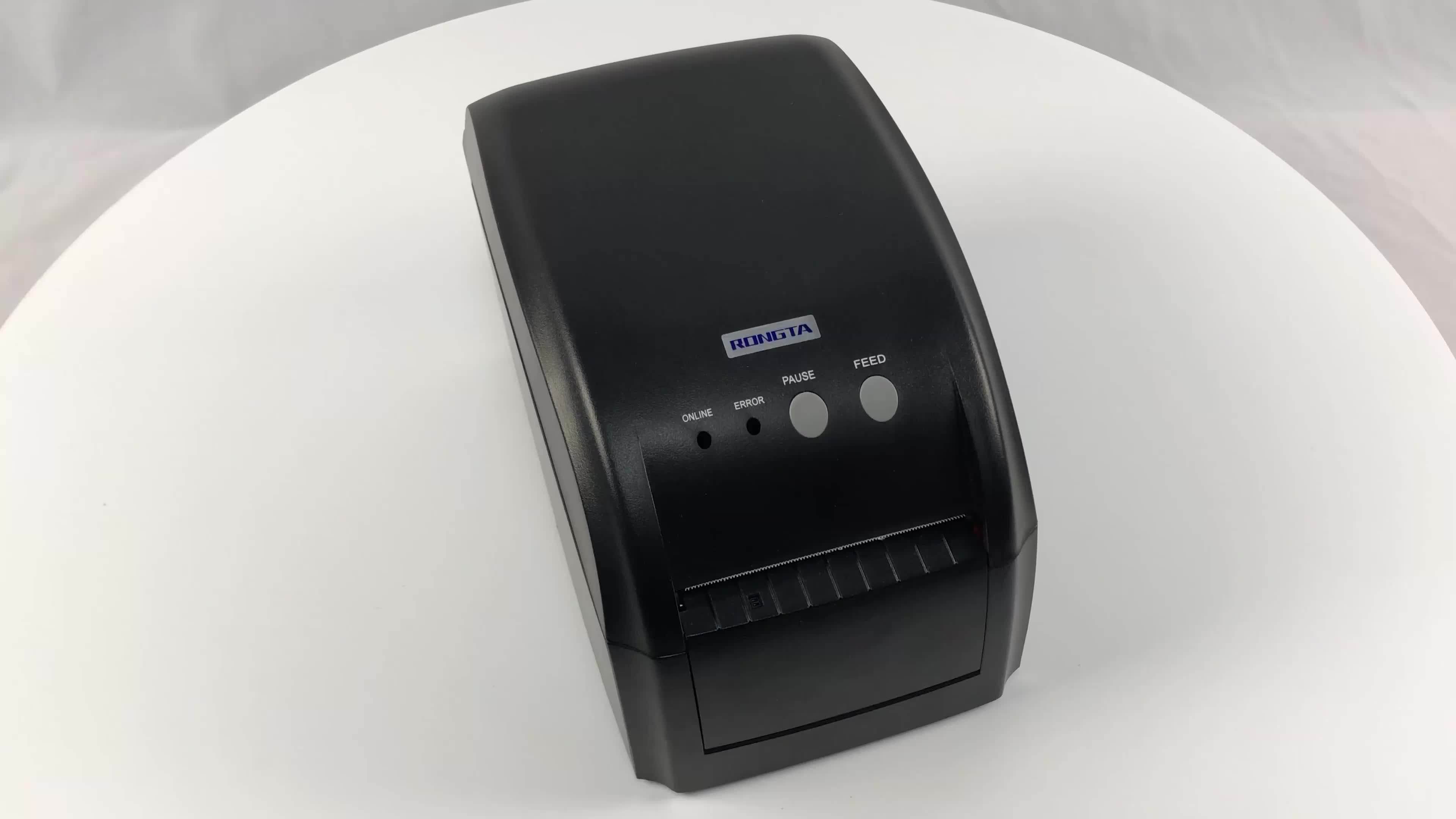 80mm 3 Inch Thermal Label Barcode Printer With Usb Serial Parallel