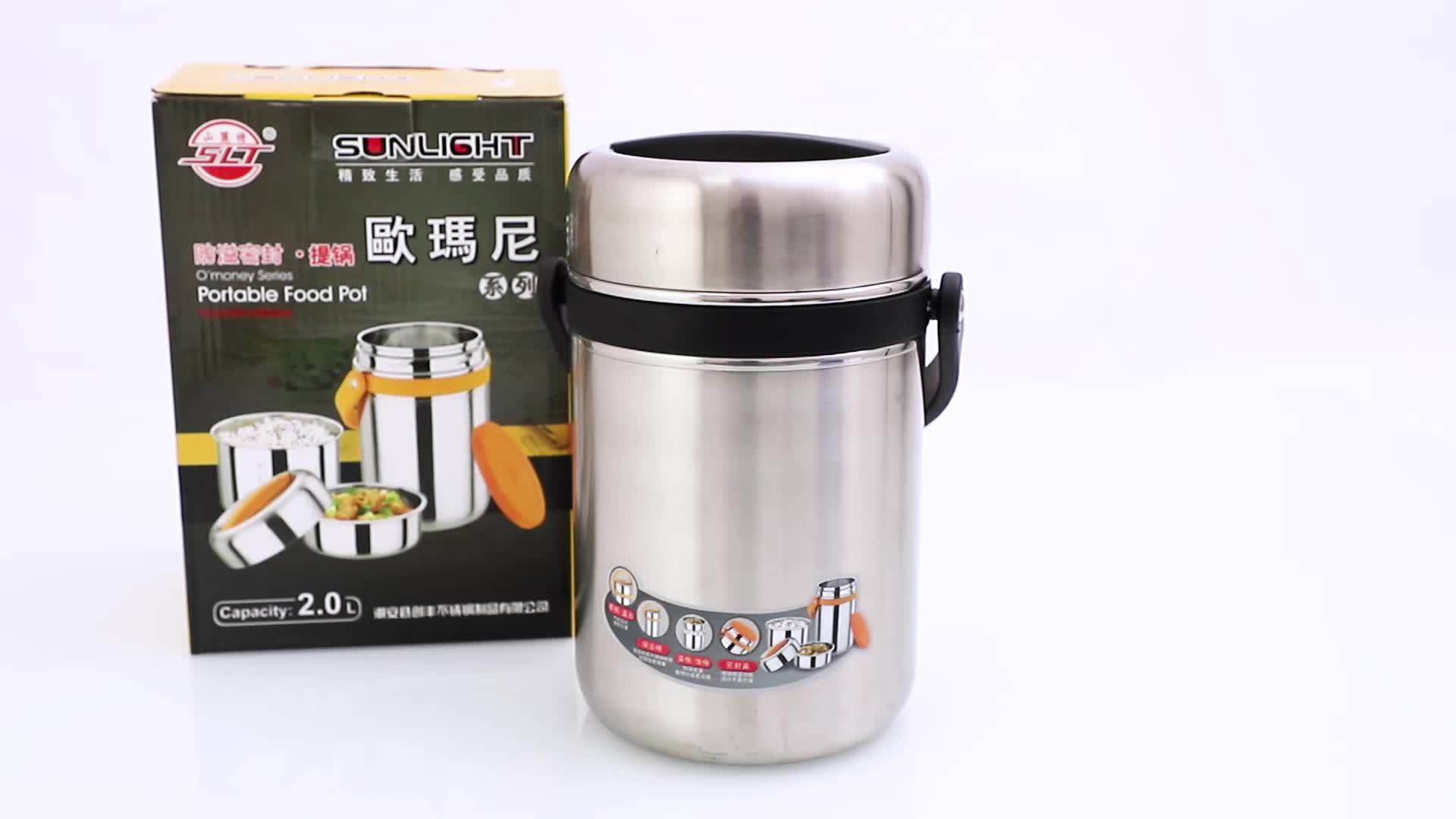 Stainless Steel Thermos Food Warmer Container For Heat Preservation