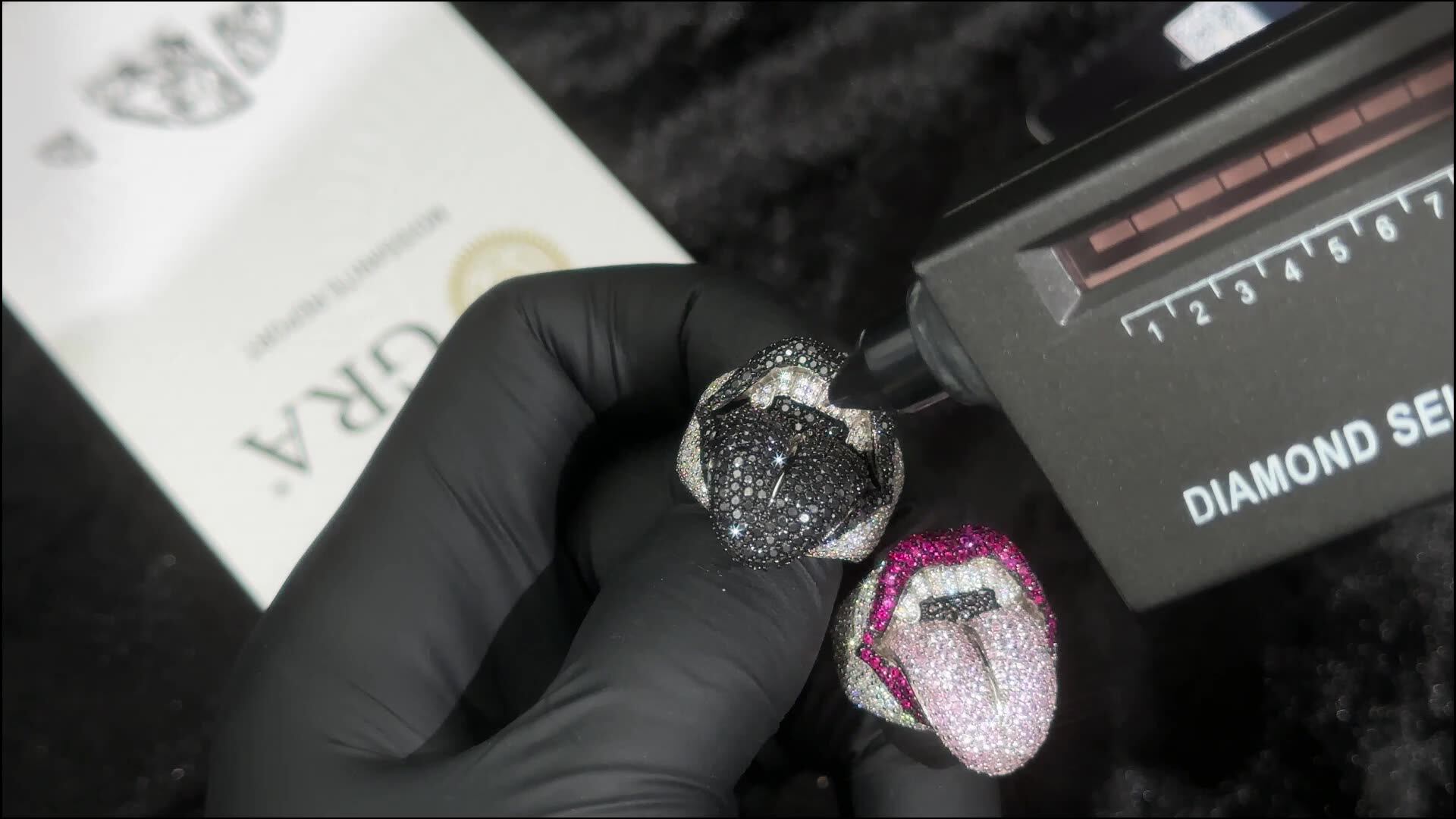ラッパー ジュエリー ホワイトゴールド 925スターリングシルバー 