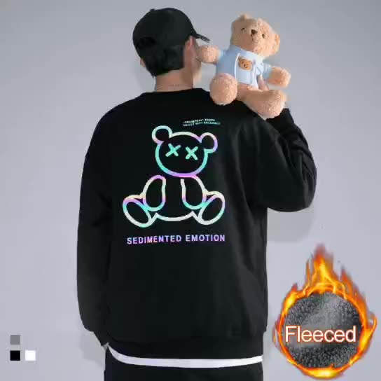 Di Nuovo Modo Degli Uomini Di Stile Di Tosati O Collo Con Cappuccio Con  Riflettente Colorato Stampato Top - Buy Di Nuovo Modo Di Tosati Felpa Con  Cappuccio,O Collo Con Cappuccio Con