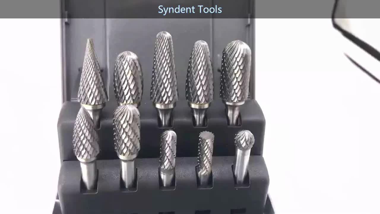 Oval Shape Industry Abrasive Tungsten Carbide Tools Die Grinder Bits