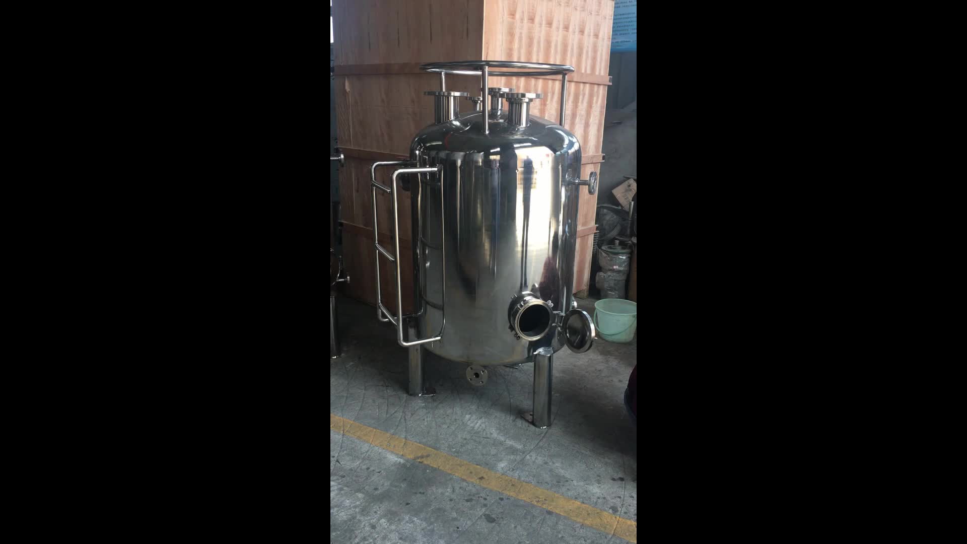Food Grade 20 200 500 2000 Liter Gallon Stainless Steel Storage Tank Stainless Steel Water Honey