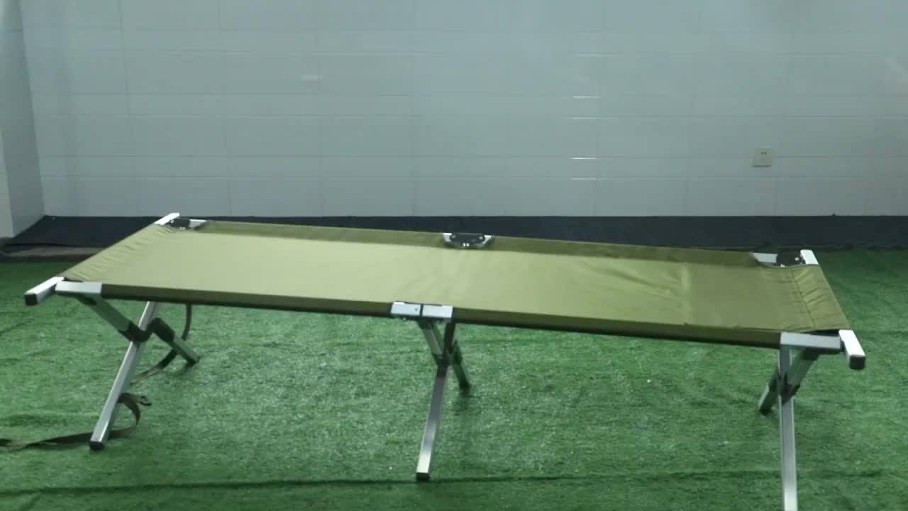 Manufacture Folding Camp Bed Portable Bed Antique Metal/iron Folding