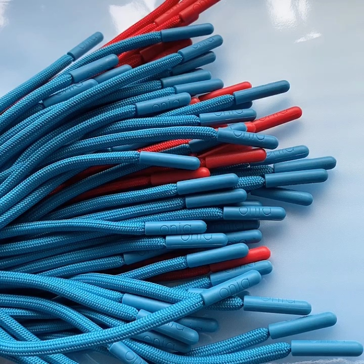 Phthalate Free White Color Blue Aglet Stripe Plastic Tpu Soft Rubber
