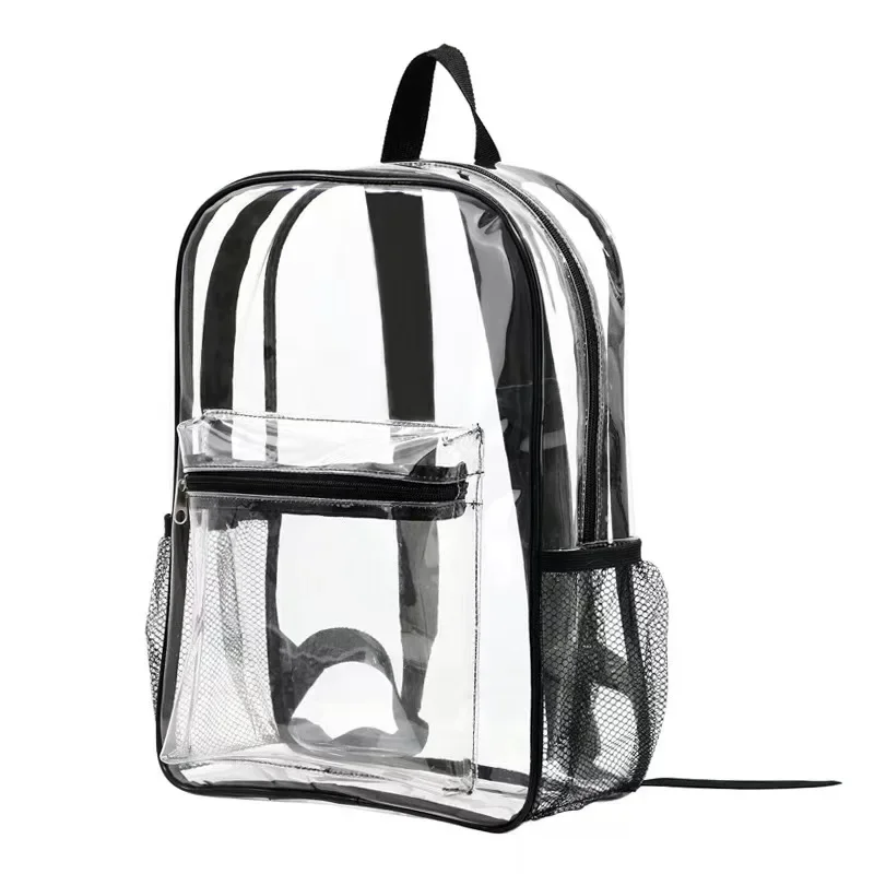 Transparent PVC Backpack Portable Simple Ins Style Large Capacity Spring and Summer New Cross-border Popular Casual Backpack