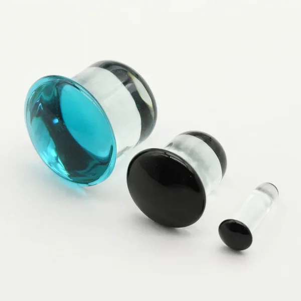 1 pair of cross-border new products 1.6-16mm sea blue summer fresh auricle wholesale puncture jewelry ear expander