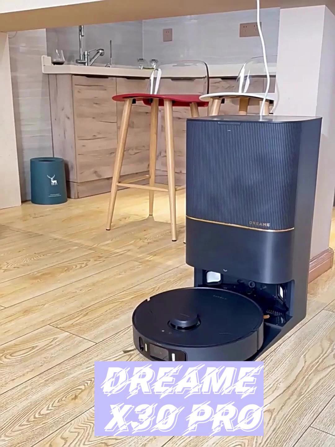 Smart Dreame X30 Pro Robot Vacuum Cleaner Wireless Mopping Xiaomi