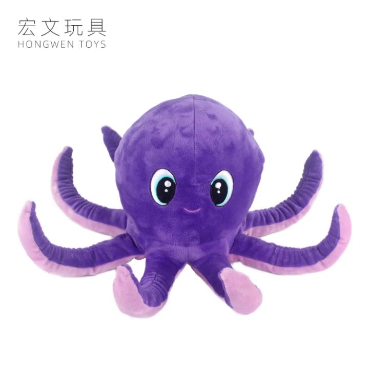 purple plush octopus