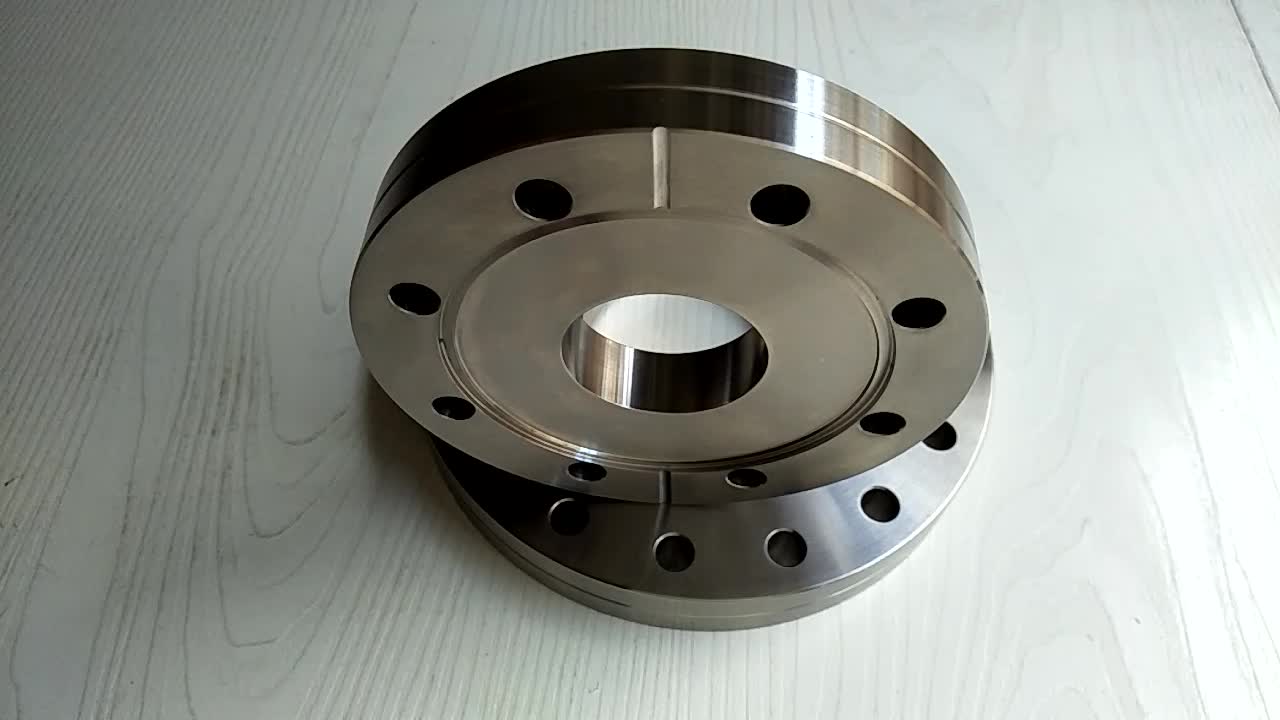 Vacuum Sanitary Cf Flange Tee Pipe Fittings Ss 304 Tee For Pump & Valve