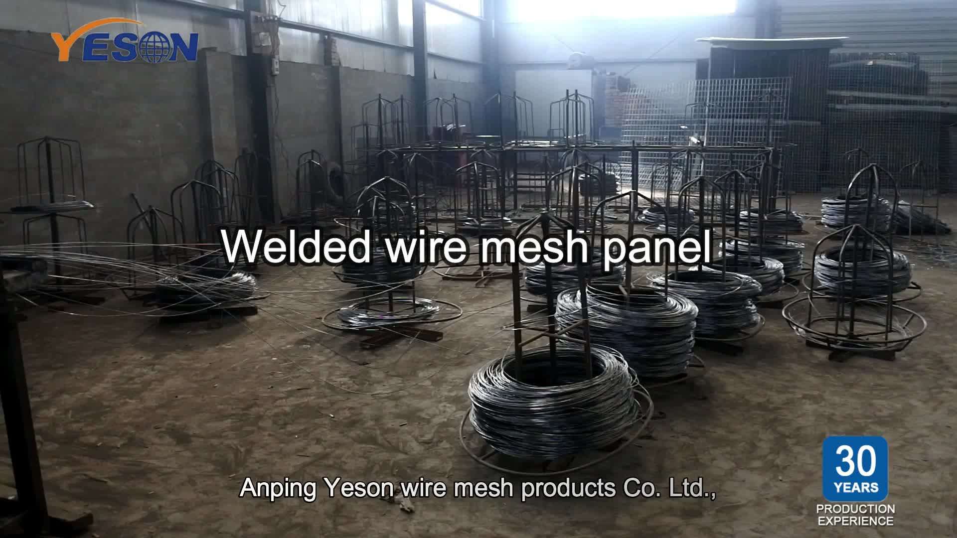 Yeson Factory Sale Corten Steel 1x1 Galvanized Welded Wire Mesh For