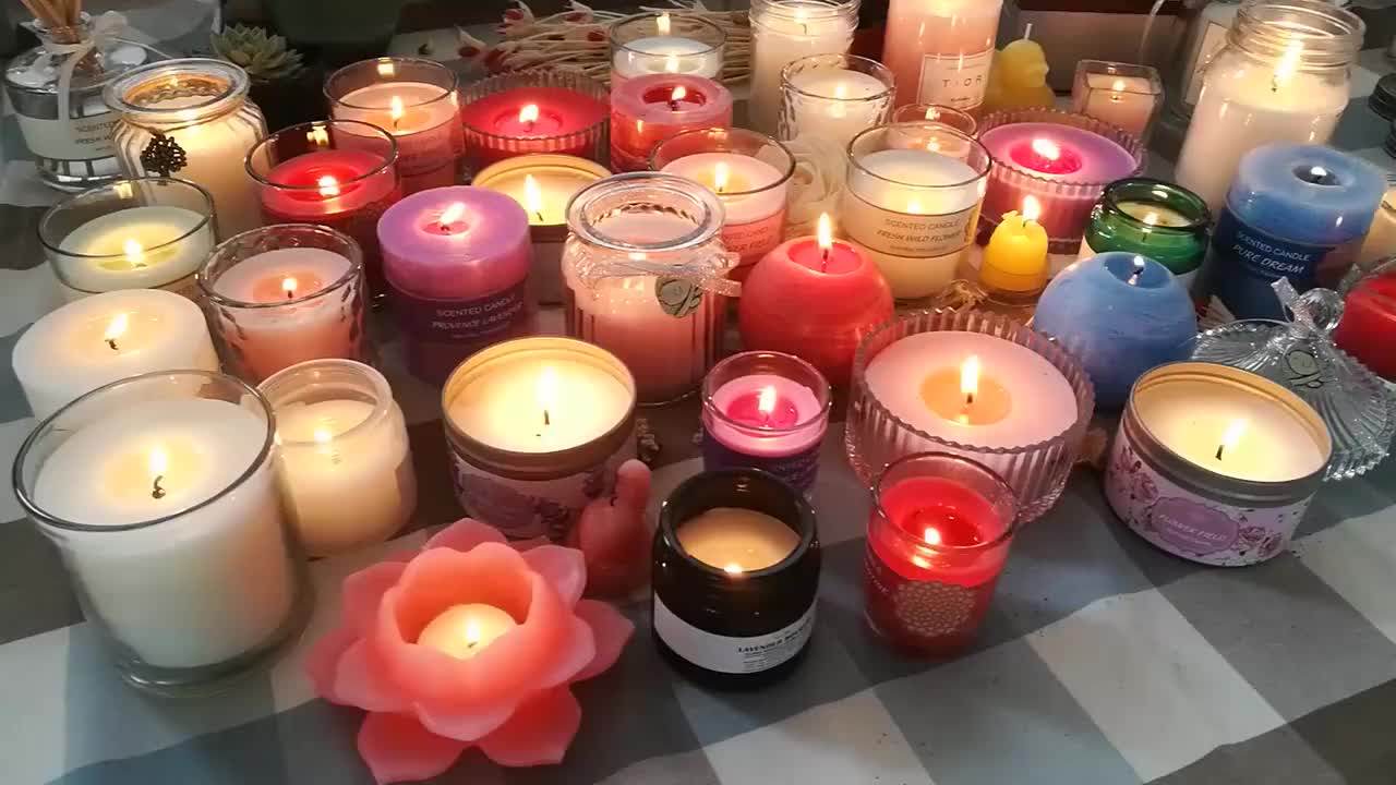 Branded Custom Printed Candle Tins Fragrance Candle Gift Set