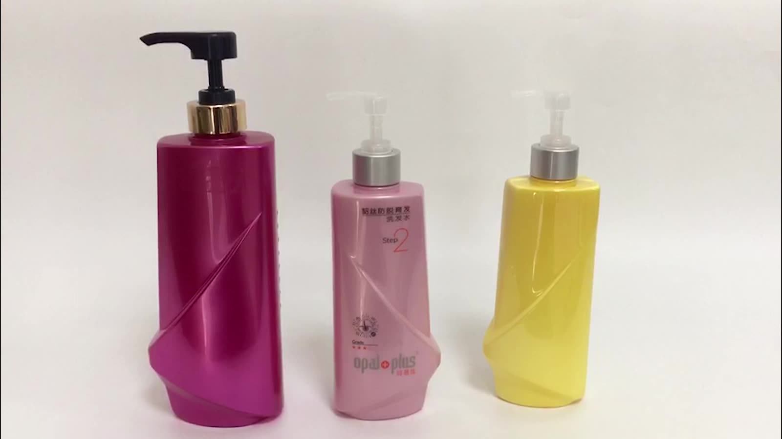 Plastic Luxury Empty For Hair Oil Bottles Applicator With Colored