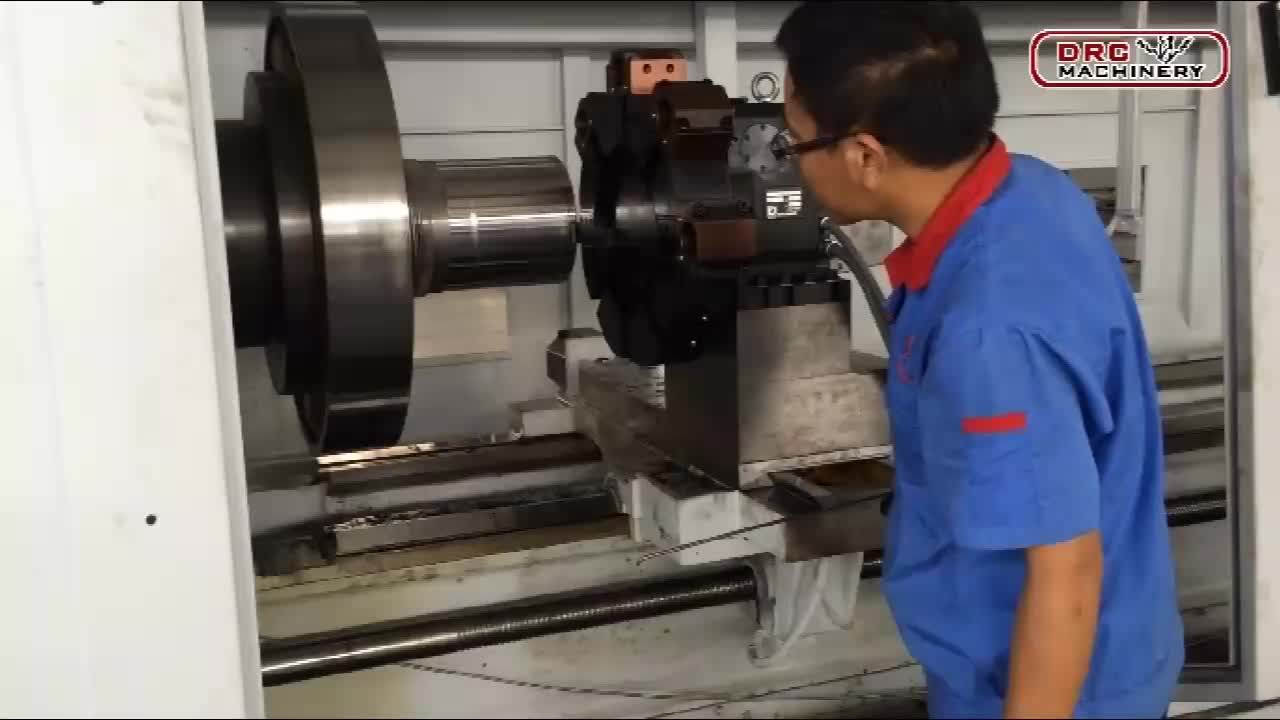 Metal Flat Bed Cnc Lathe Cutting Pipe Threading Lathe Machine For