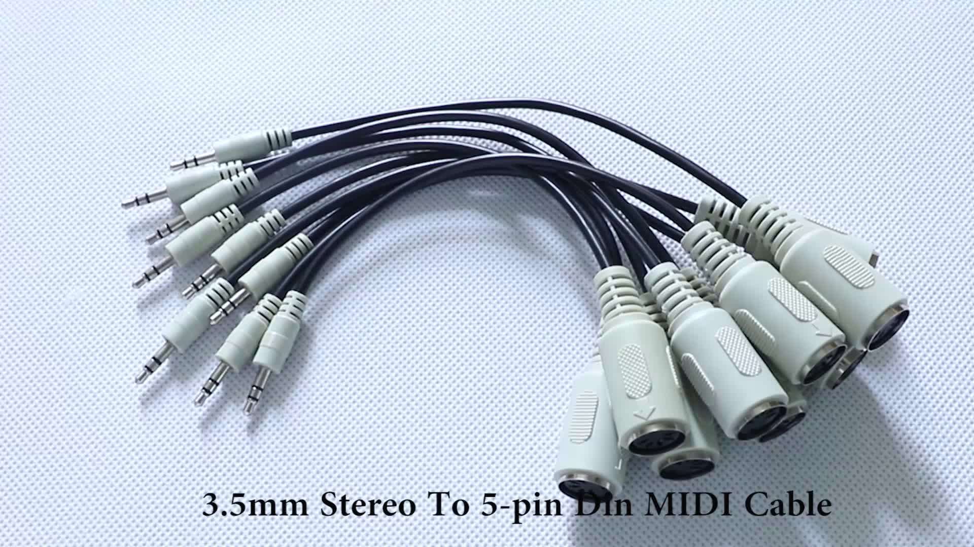 3.5mm Male Trs To Female Midi 5pin Din Adapter Cable Buy 3.5mm Male