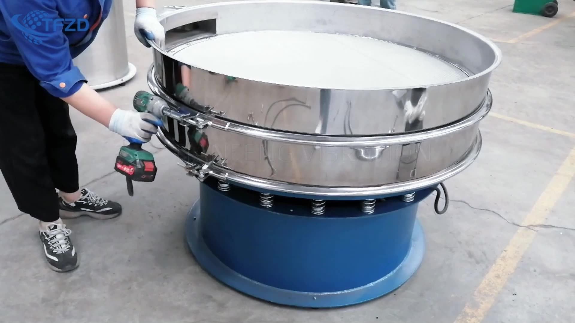 Rotary Vibrating Screen Stainless Steel 304 Rotary Vibrating Screen ...