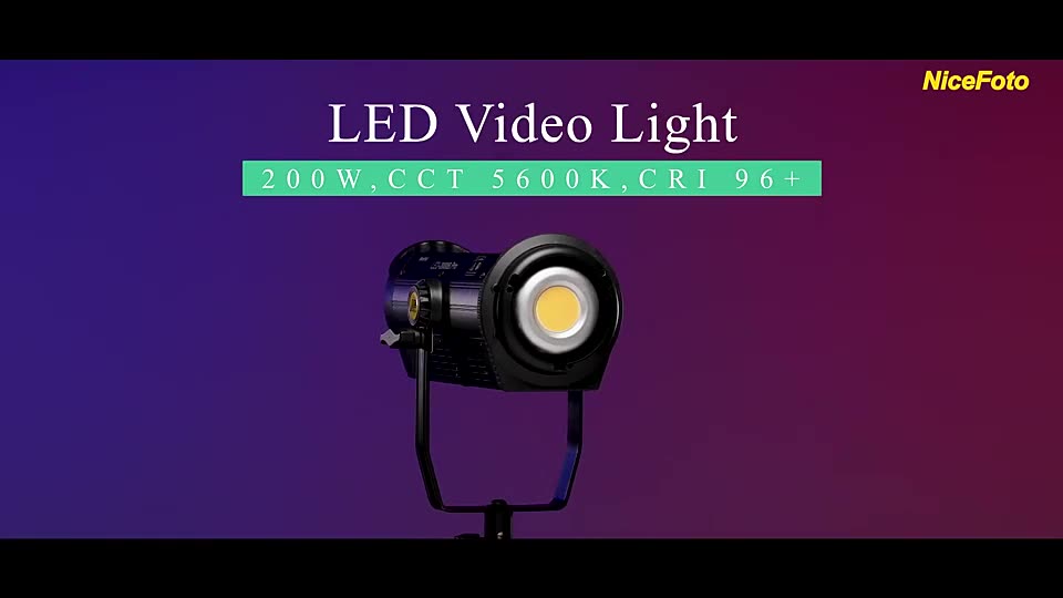 NiceFoto LED-3000B.Pro 300W Professional LED video light Bowens