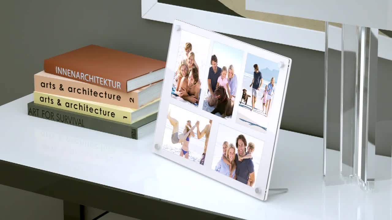 Wholesale Collage Frames,3 Openings Acrylic 8x10 Collage Frame Picture