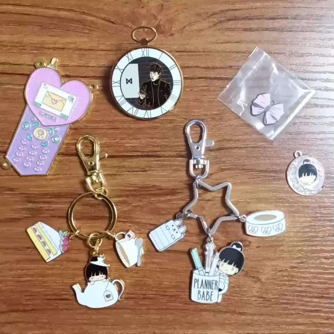 Enamel Letter Charms For Jewelry Making Key Jewelry Accessories Enamel 