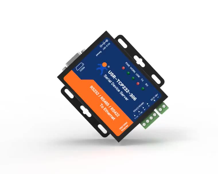USR-TCP232-306 Промышленный последовательный порт RS232 RS485 RS422 в Ethernet TCP/IP Серверный