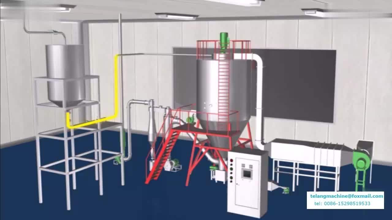 High Efficient Simple Operation Vacuum Spray Dryer Machine For Making