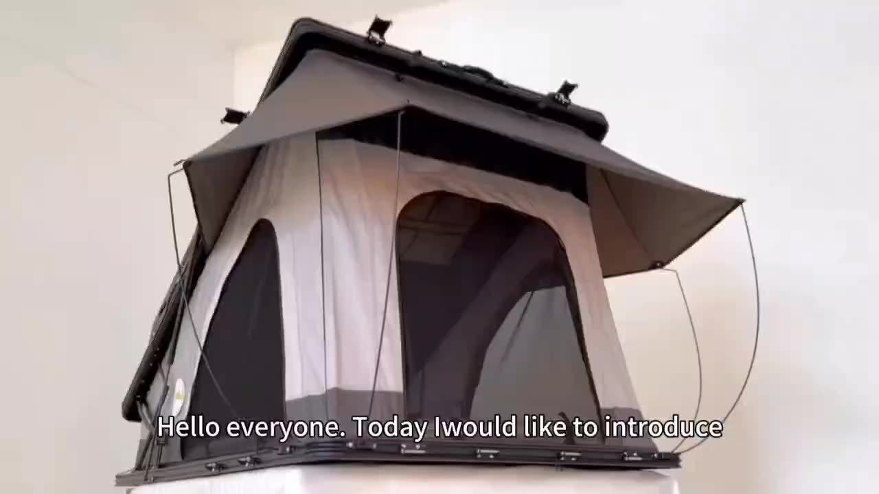 Xscamper Black Roof Top Tent Triangle Offroad Light Rooftop Outdoor