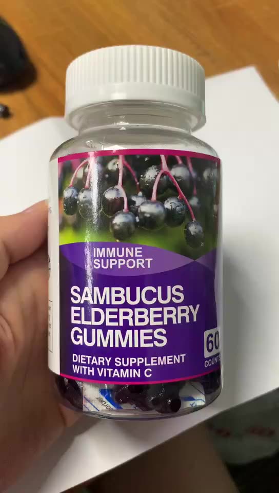 Pectin Black Elderberry Gummies Boost Immune Support - Buy Pectin Black ...