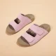 Velcro Slippers with Thick Sole for Women's Summer Wear Soft Leather Burken Shoes Seaside Beach Sandals