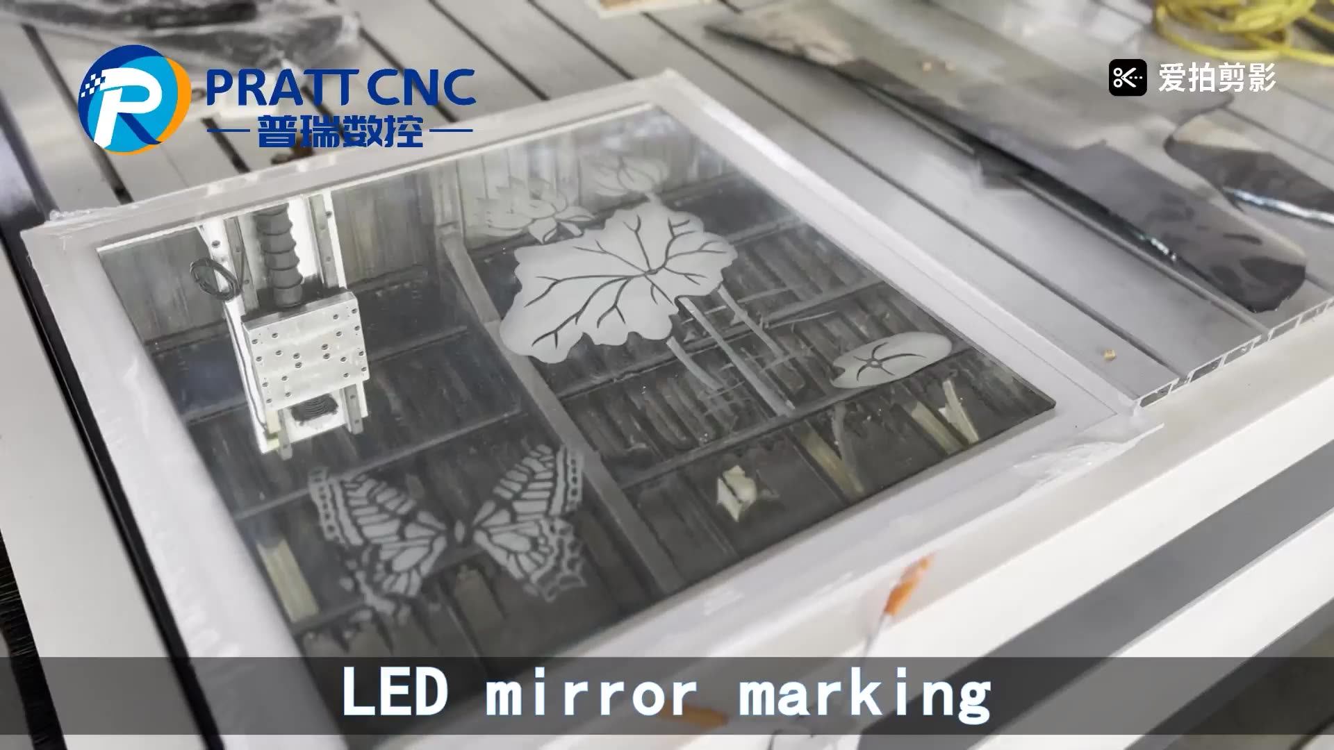 Pratt Cnc Design Laser Glass Marking Machine Mirror Sandblasting