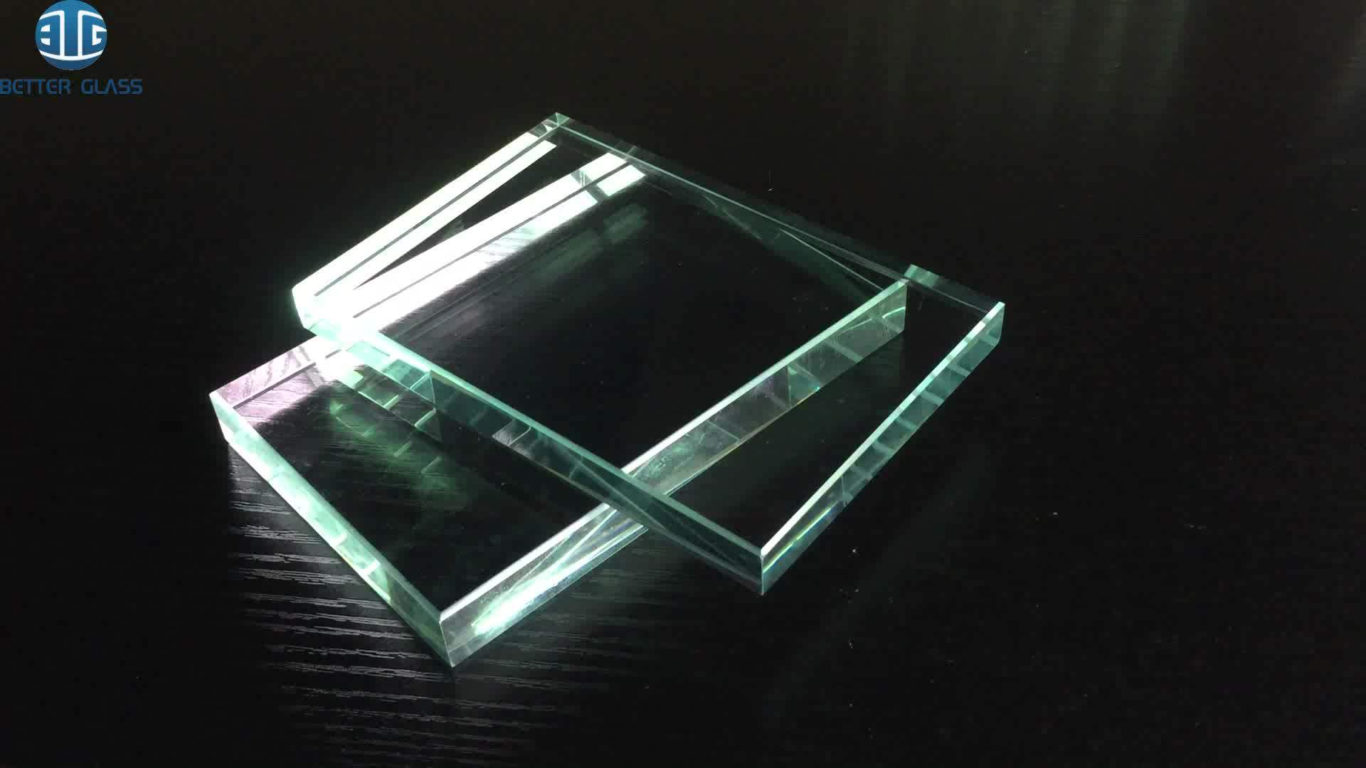 Custom Made Ultra Clear Tempered Laminated Glass Supplier For Shopfront