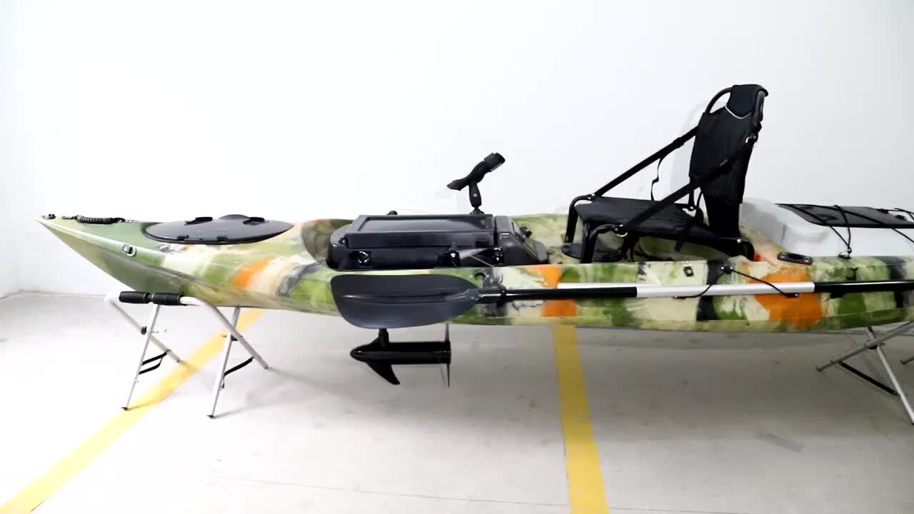 Canoa Pesca Kayak Motore Con Motore Di Pesca A Traina Elettrico Lldpe O